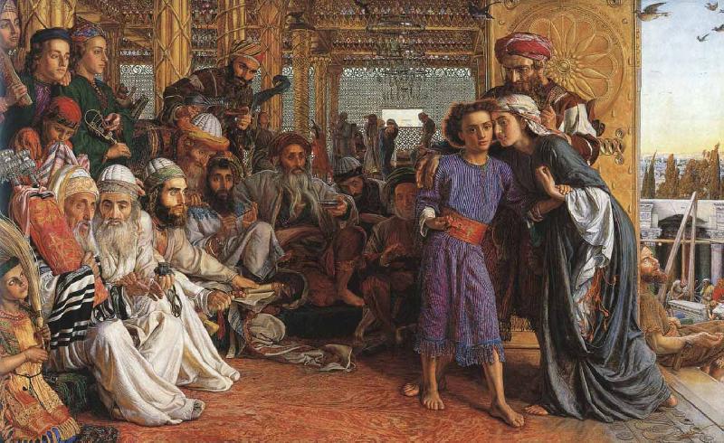 William Holman Hunt The Finding of the Saviour in the Temple oil painting image